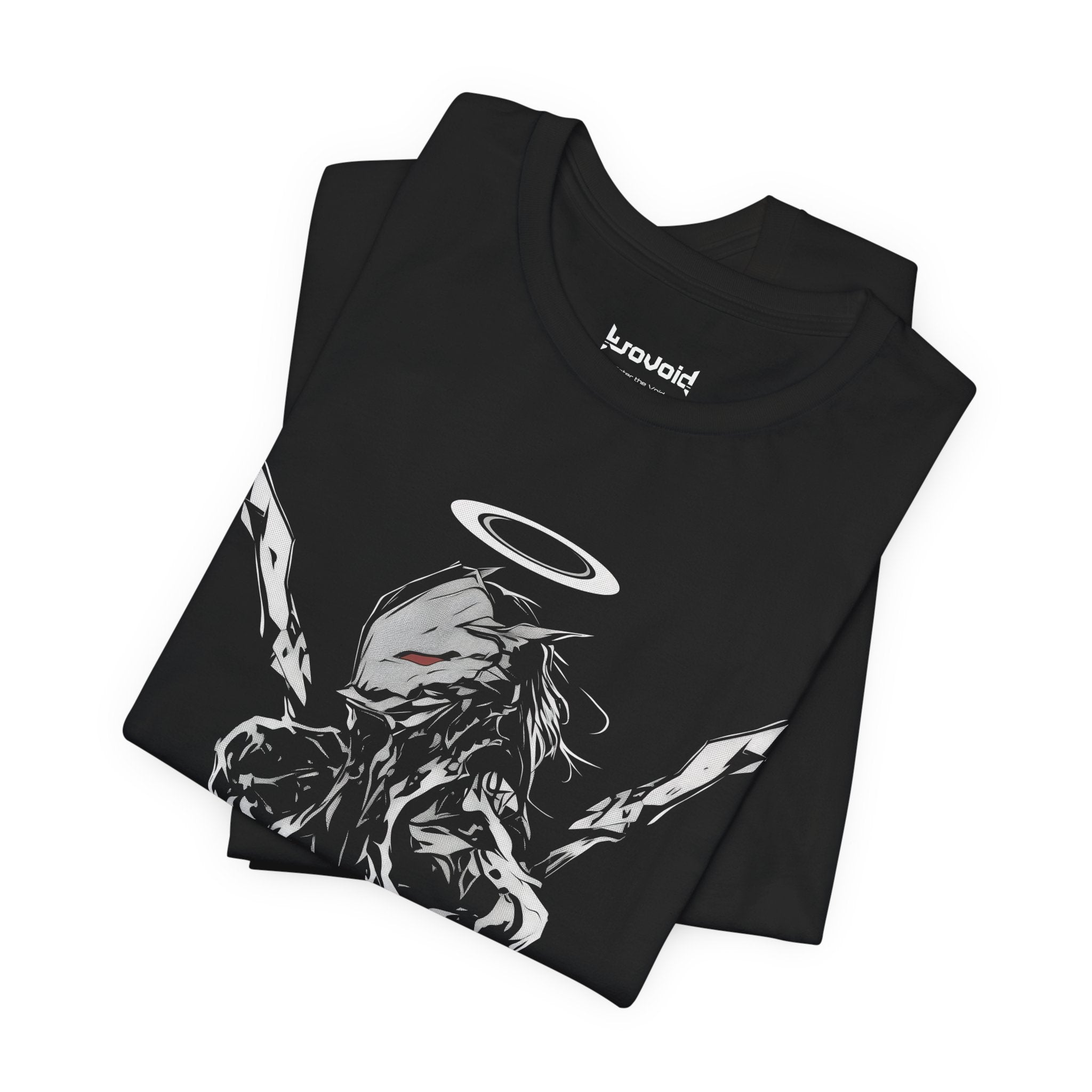 Voidborn Guardian dark anime design on premium T-shirt