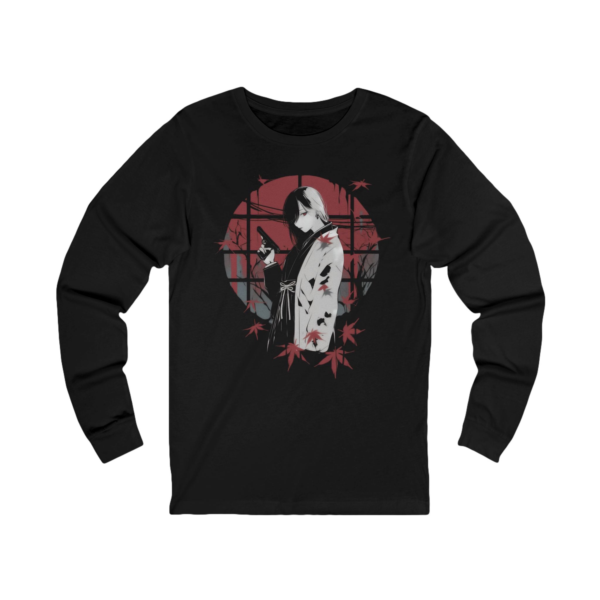 Crimson Yakuza Bloom • Sleeve Tee