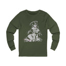 Celestial Oni anime long sleeve with elegant horned girl design