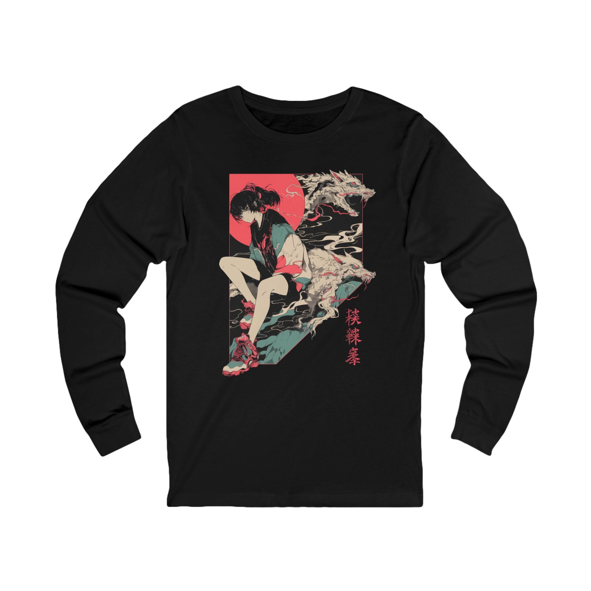 Neon Oni Dragon’s Echo • Sleeve Tee