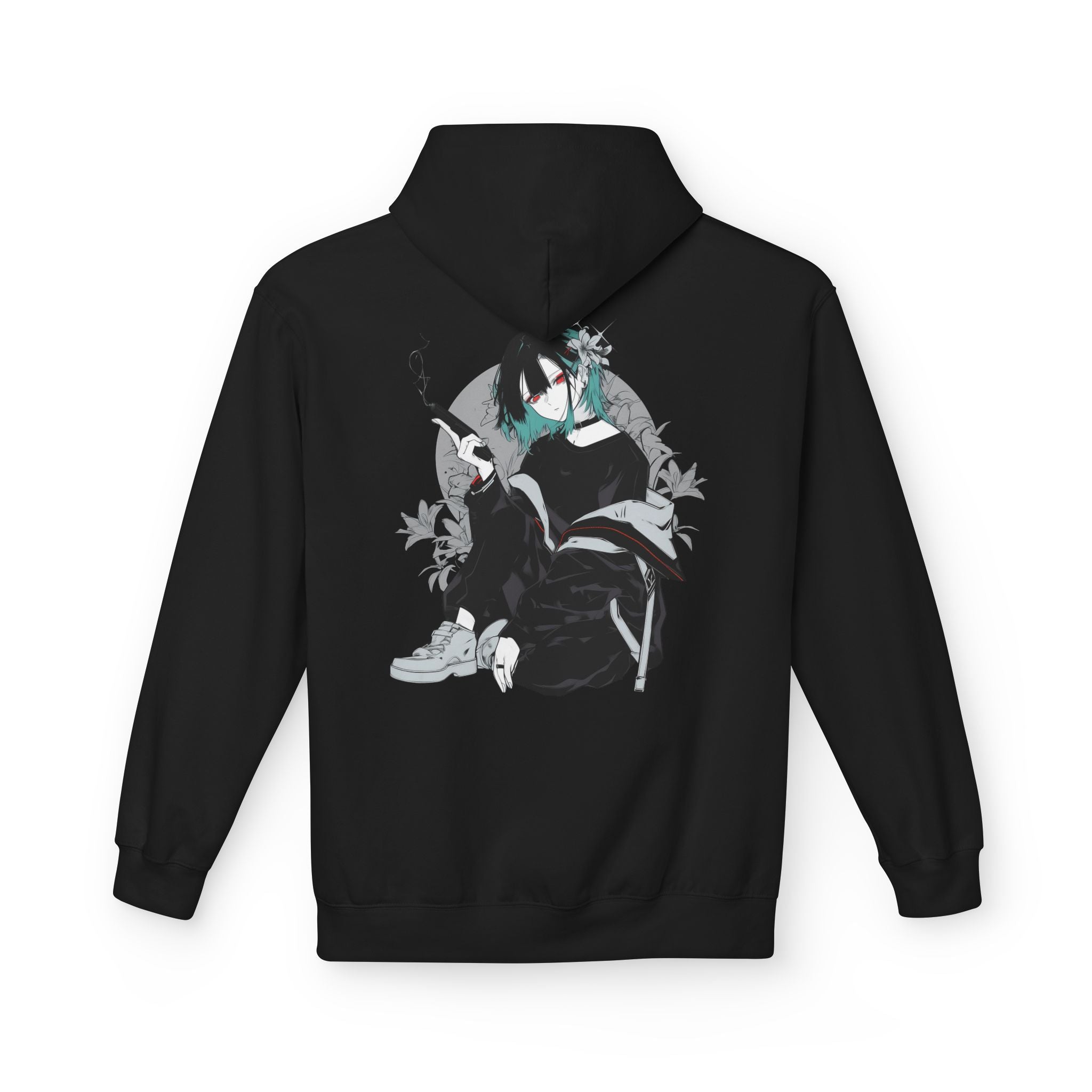 Crimson Smoke Lily • Premium Hoodie