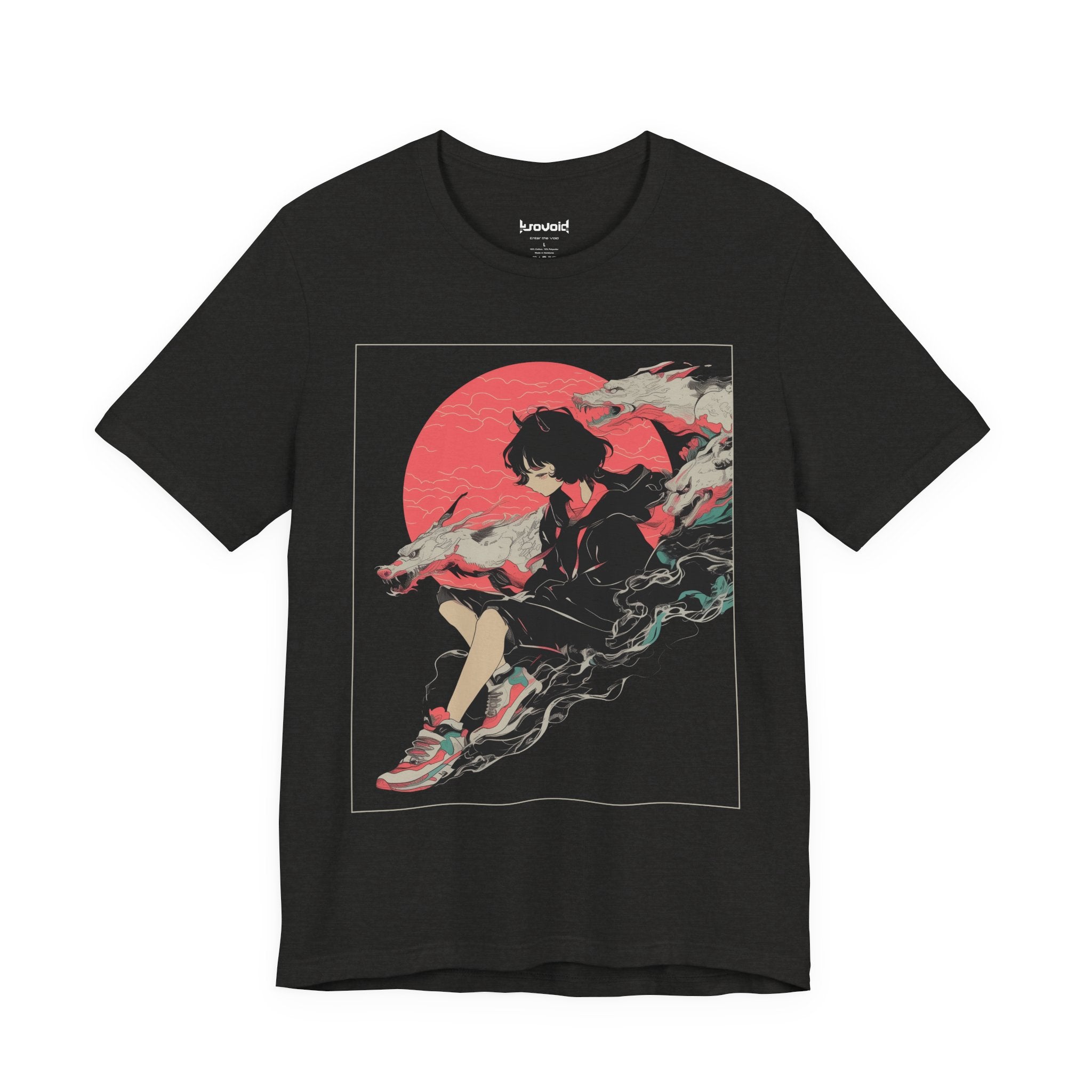 Neon Oni Moon’s Veil • T-Shirt