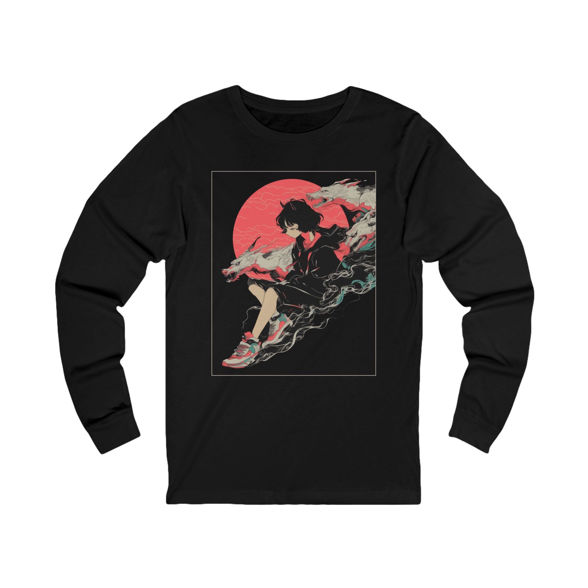 Neon Oni Moon’s Veil • Sleeve Tee