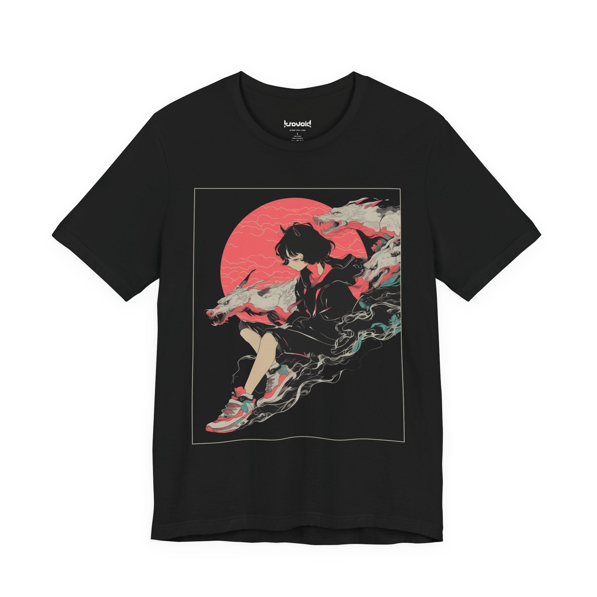 Neon Oni Moon’s Veil • T-Shirt
