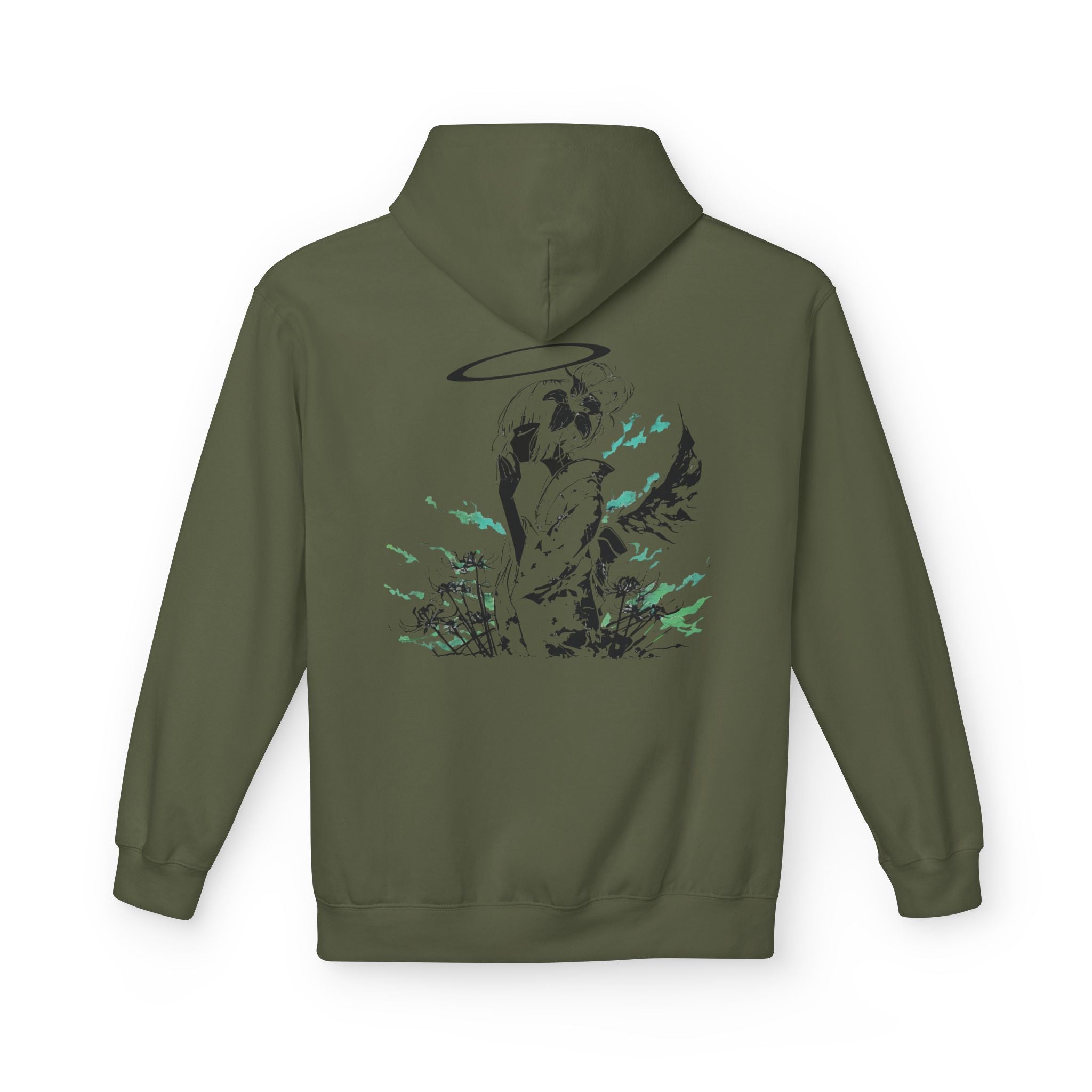 Celestial Oni Silent Bloom – Anime Hoodie | Dark Otaku Apparel