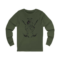 Voidborn Guardian anime long sleeve shirt with futuristic angel design