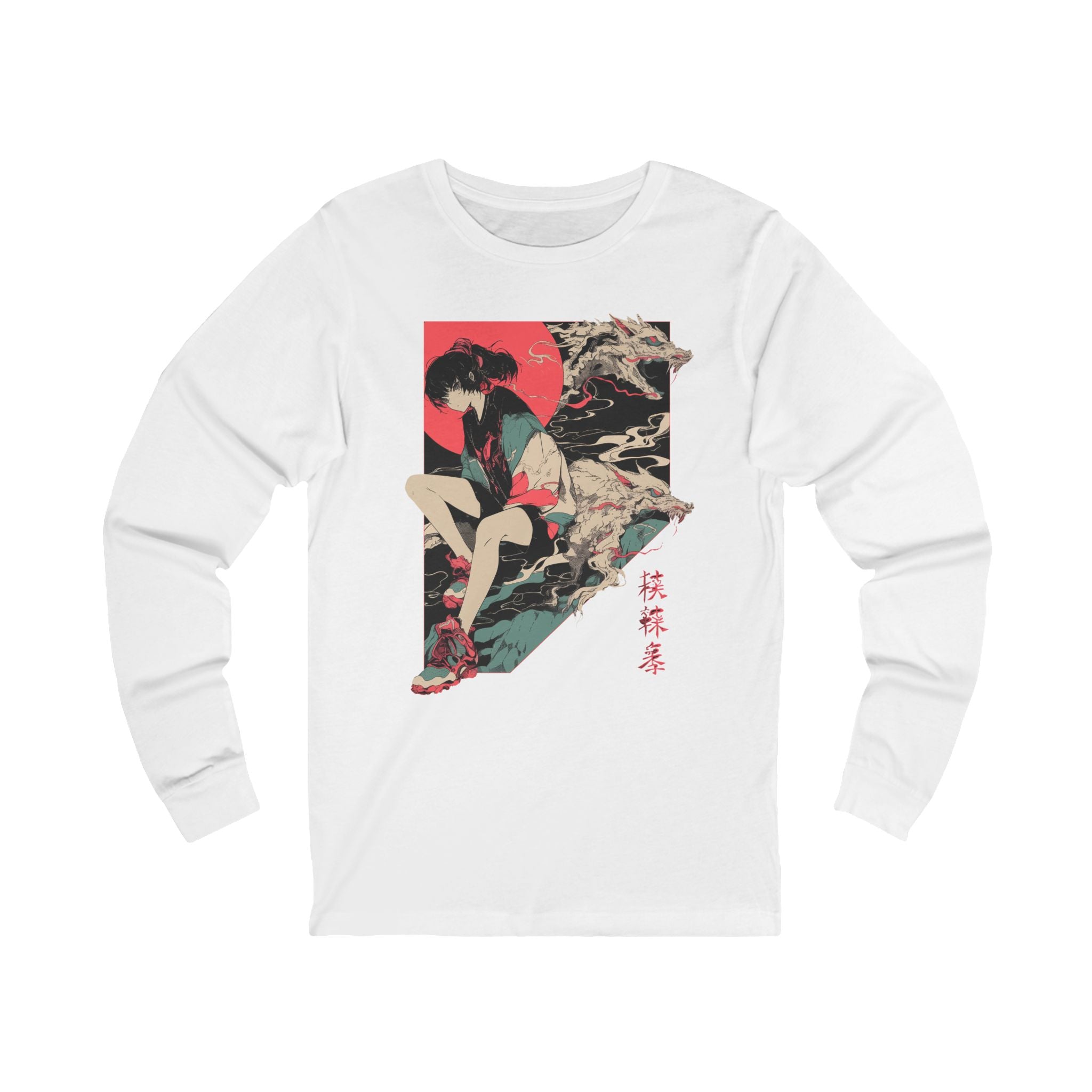 Neon Oni Dragon’s Echo • Sleeve Tee