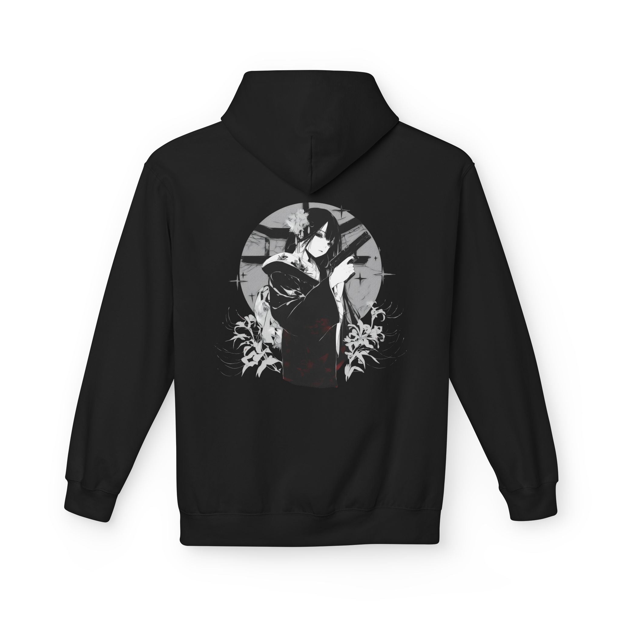 Crimson Black Dahlia • Premium Hoodie