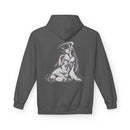 Celestial Oni anime hoodie featuring horned girl with halo artwork