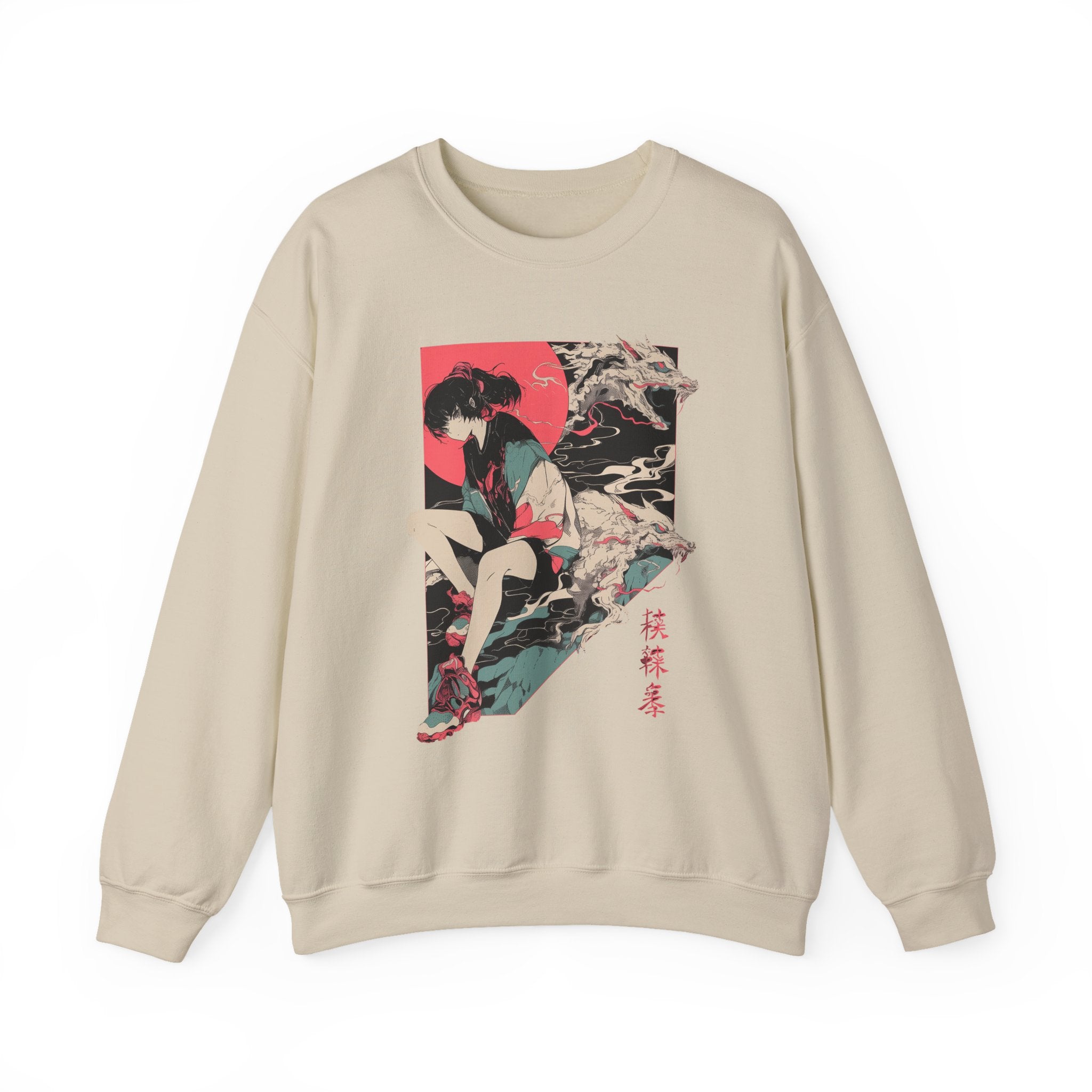 Neon Oni Dragon’s Echo • Sweatshirt